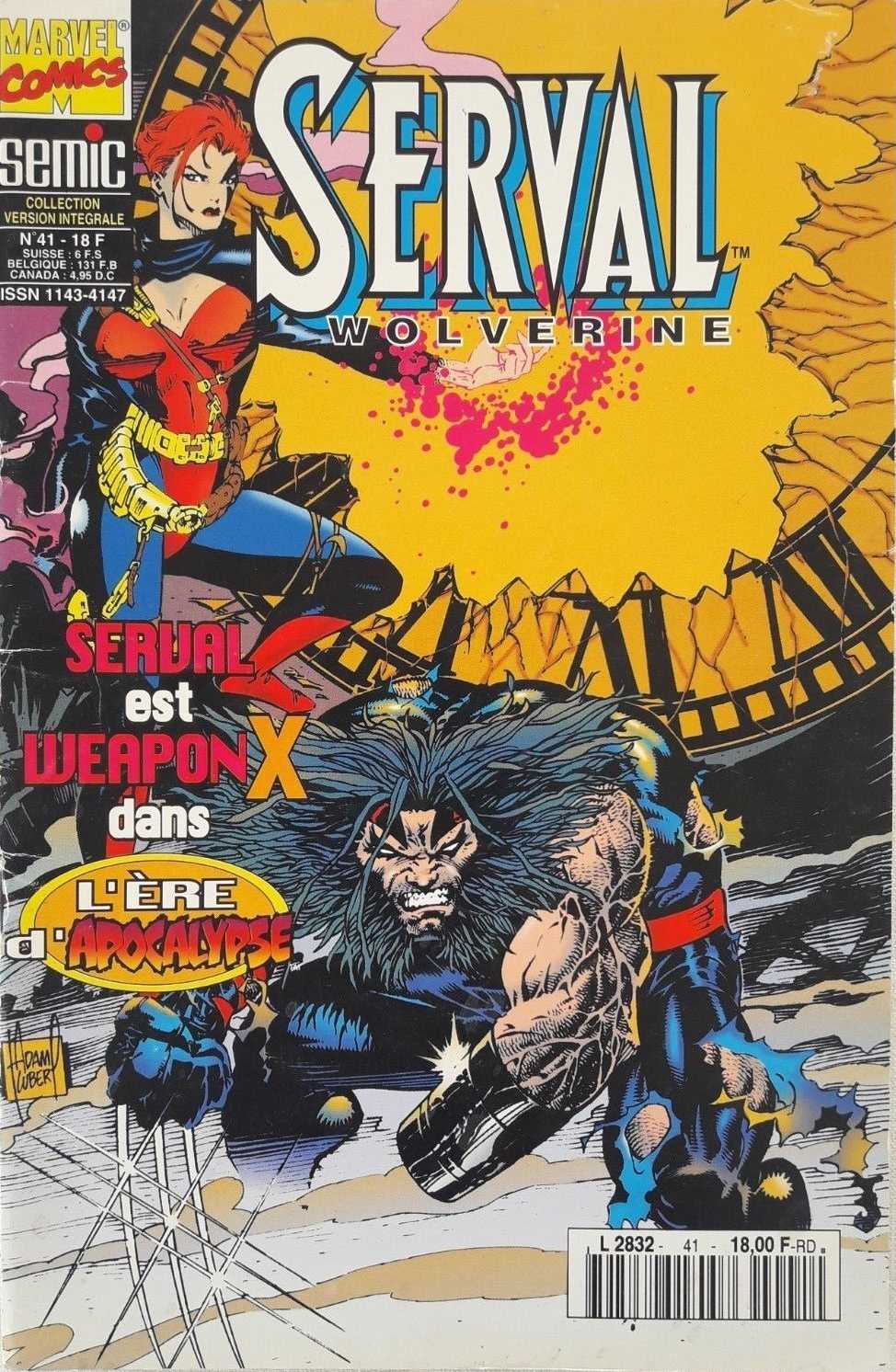 Scan de la Couverture Serval Wolverine n 41